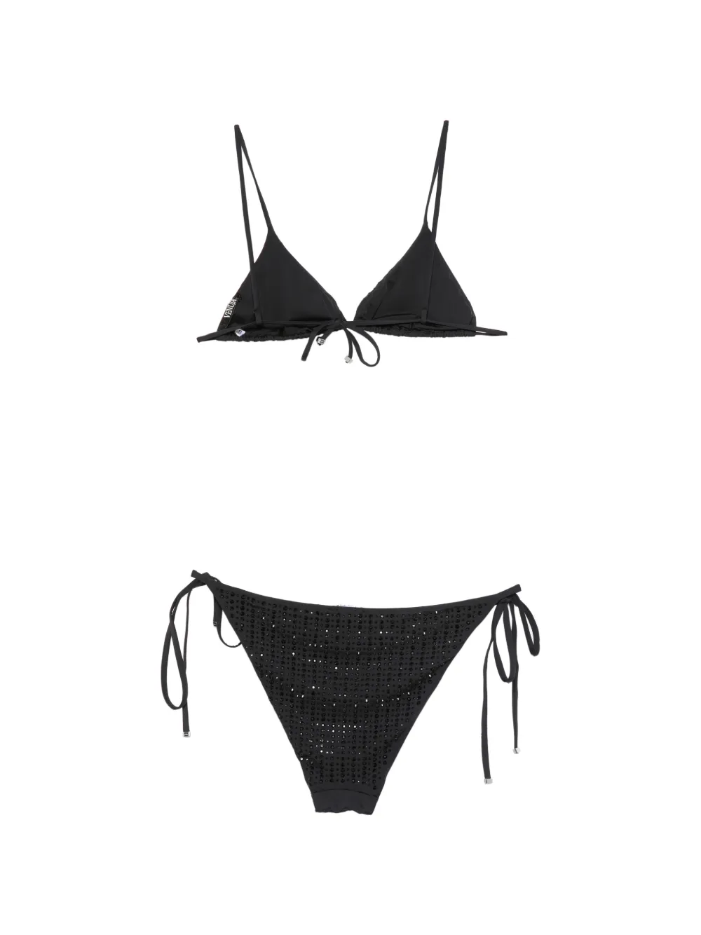  Venuja Tie-detail Bikini - Black 