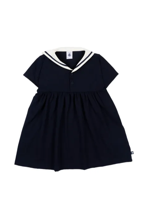 Petit Bateau short-sleeve mini dress