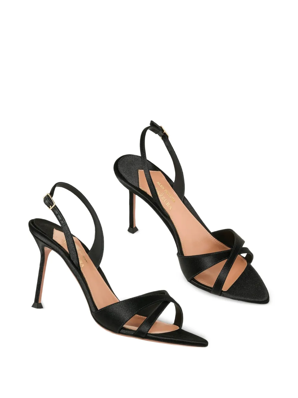 Aquazzura Alex sandalen Zwart