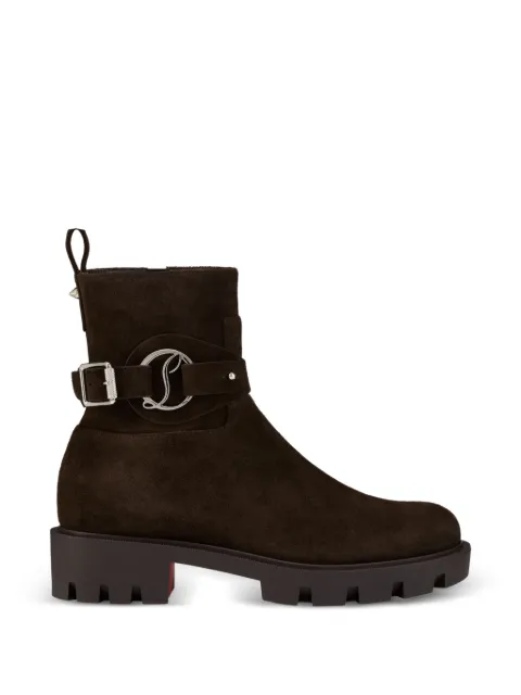 Christian Louboutin 버클 스트랩 부츠