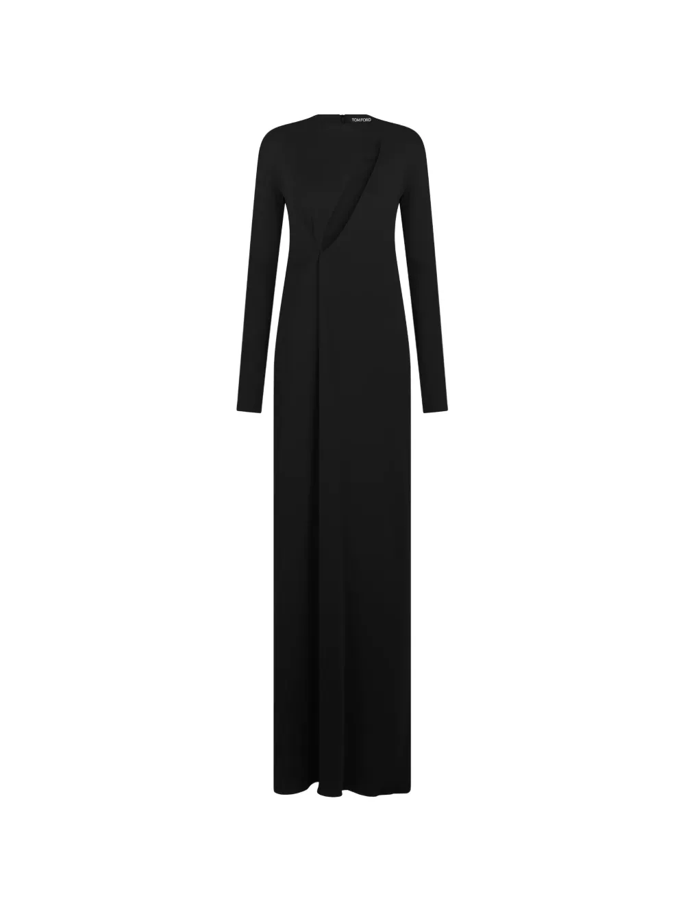 TOM FORD long-sleeve V-neck dress - Nero