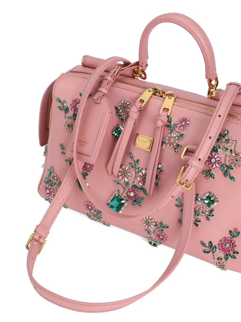 medium Vittoria leather handbag