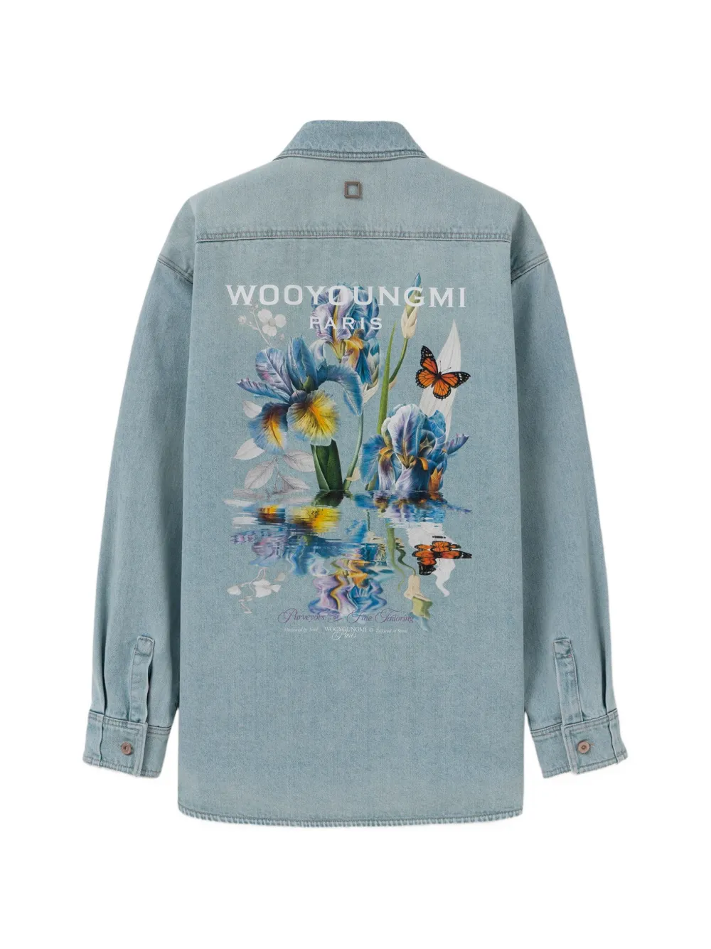 Wooyoungmi Denim overhemd Blauw