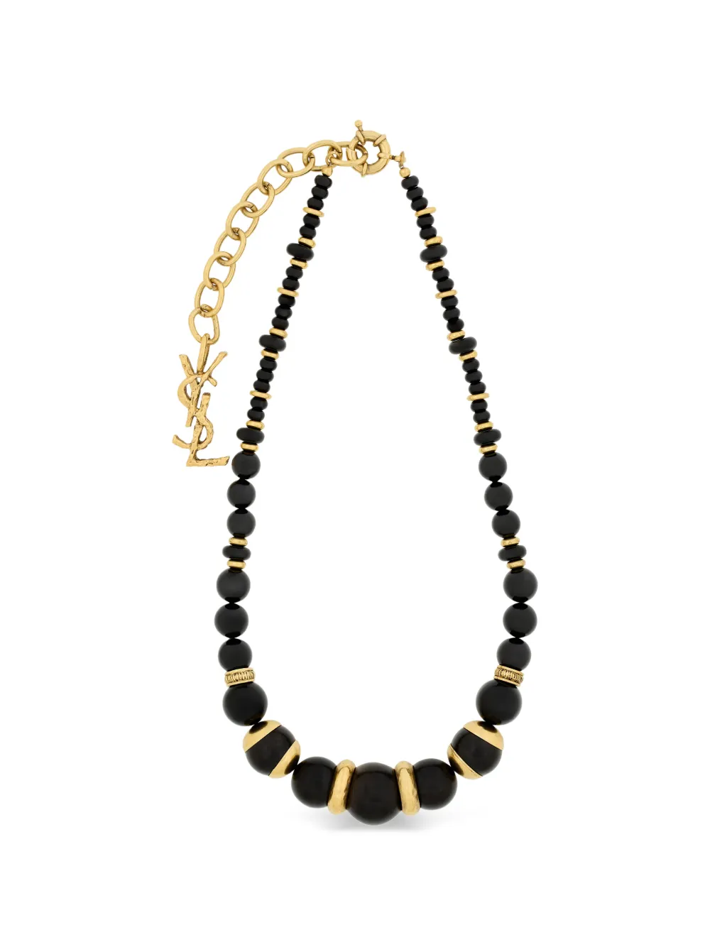 Saint Laurent Loulou beaded necklace - Gold