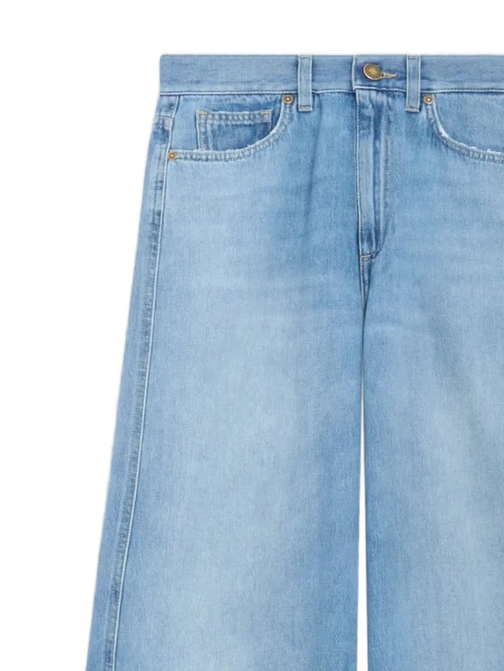 PT Torino Jeans met wijde pijpen Blauw
