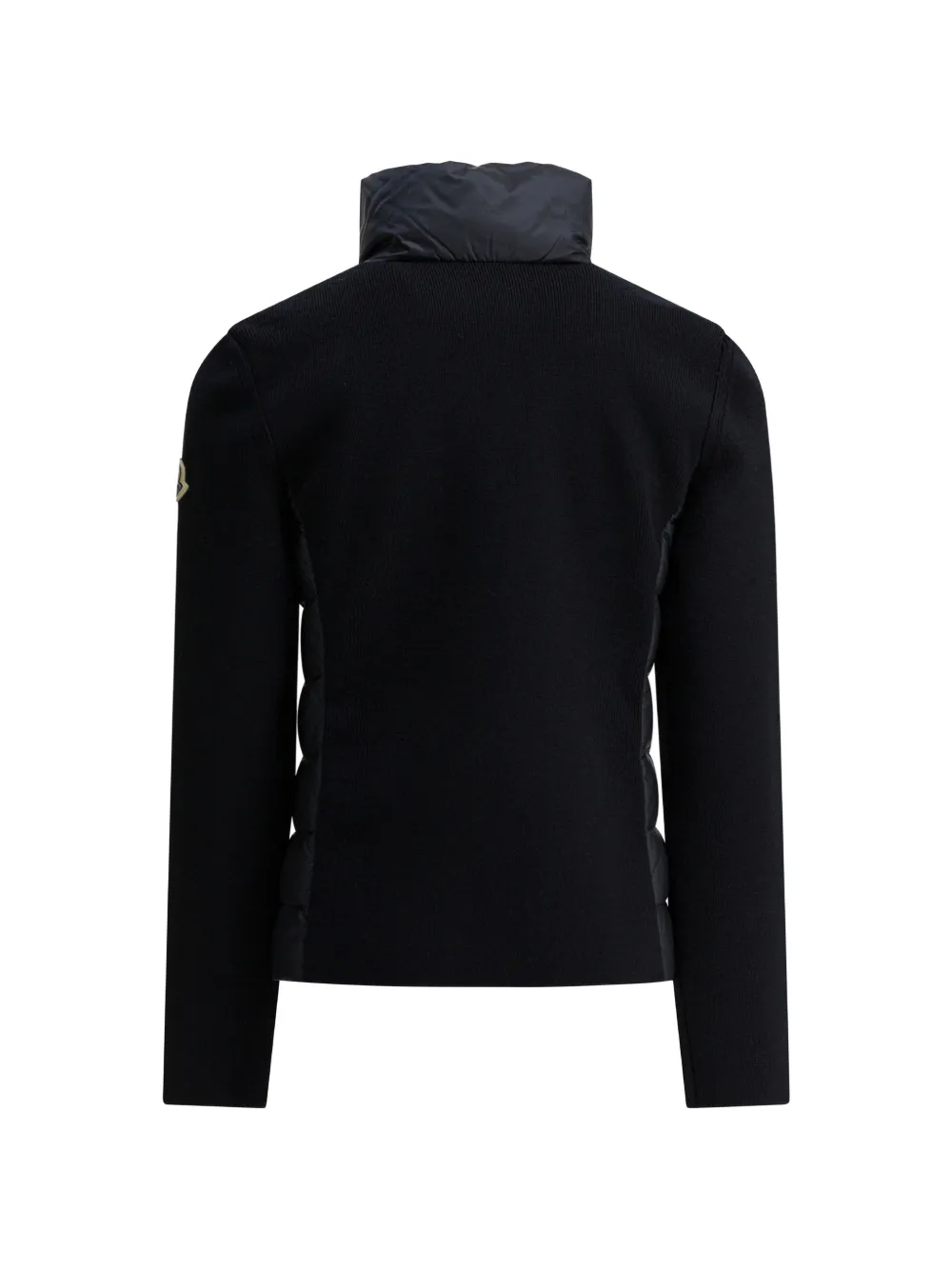  Moncler Enfant Logo-patch Panelled Padded Jacket - Black 
