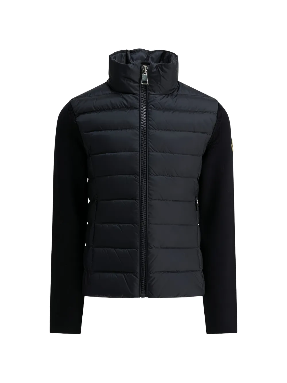 Moncler Enfant doudoune à patch logo - Noir