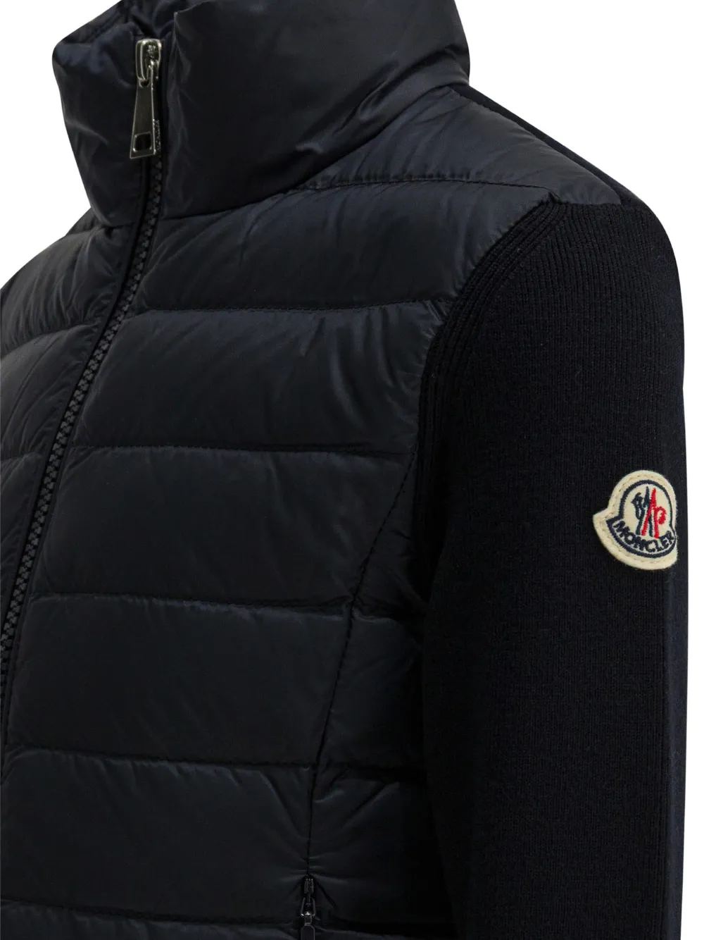 Moncler Enfant Jack met logopatch Zwart