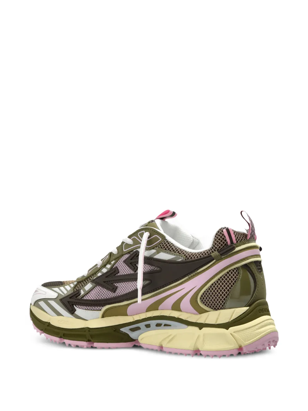 Off-White OW Be Right Back sneakers met applicatie Groen