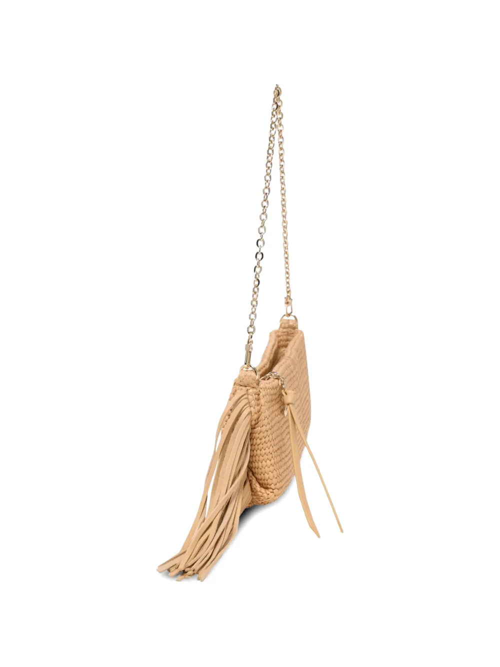 Maje Miss M clutch met ketting Beige