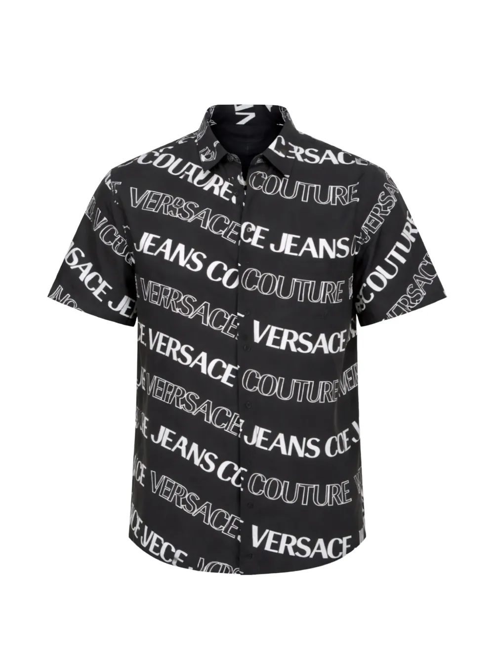 Versace Jeans Couture patterned shirt - Schwarz
