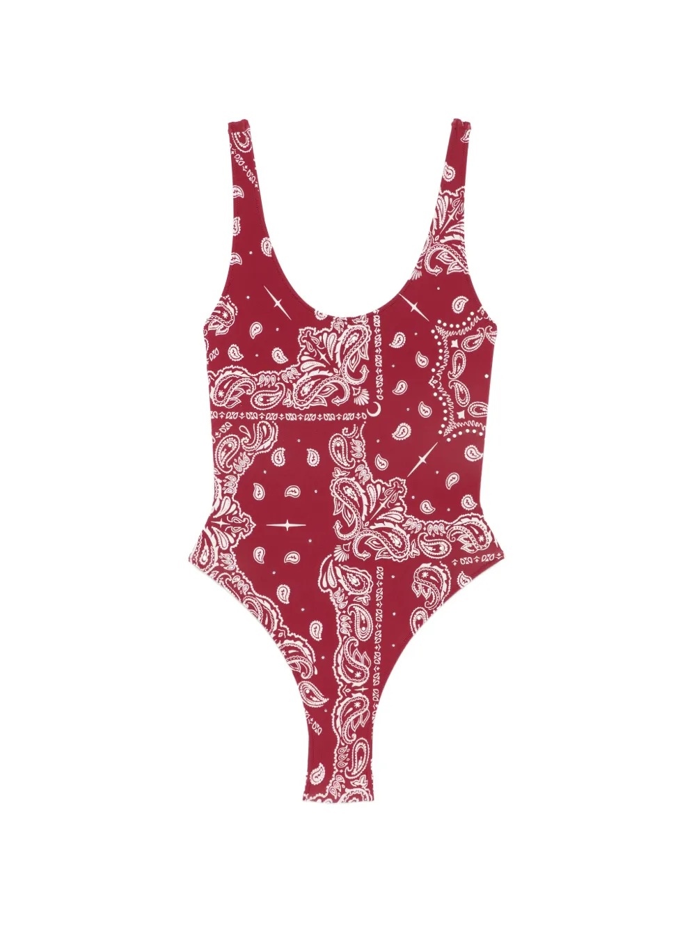 VENUJA bandana-print swimsuit - Rosso