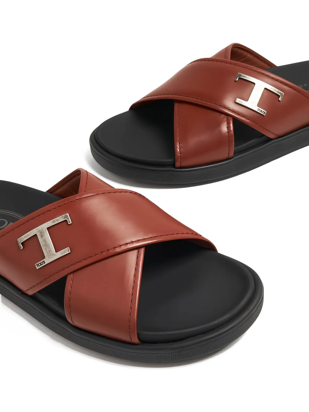 Tod's Timeless leren sandalen Rood