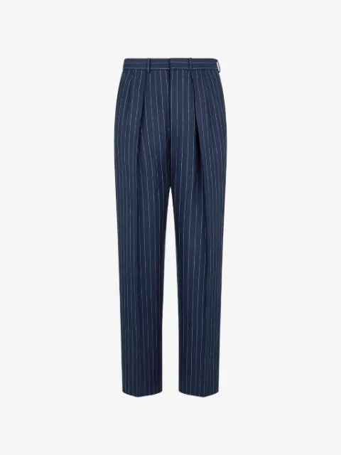 TOM FORD striped pleated trousers