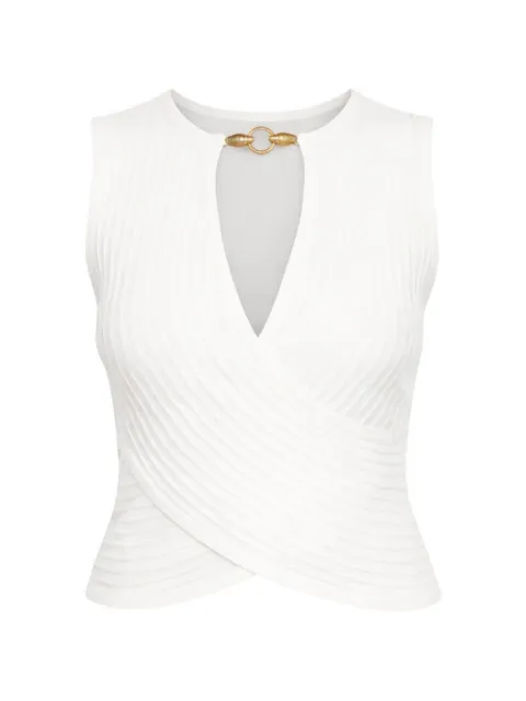 Just Cavalli ring-detail top