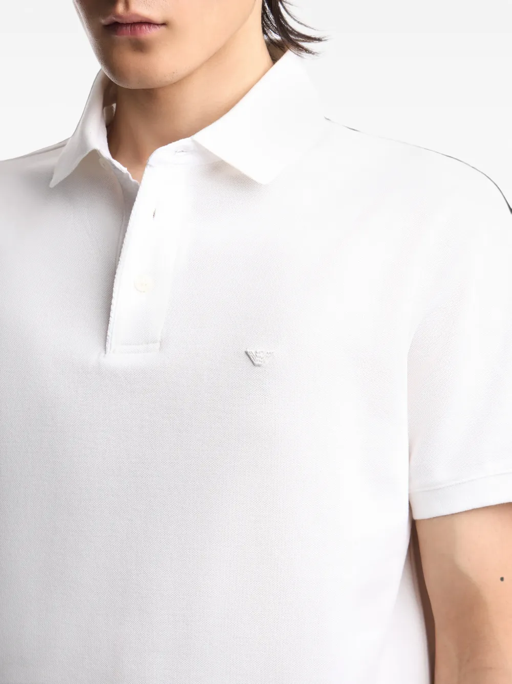 Emporio Armani Poloshirt met logo Wit