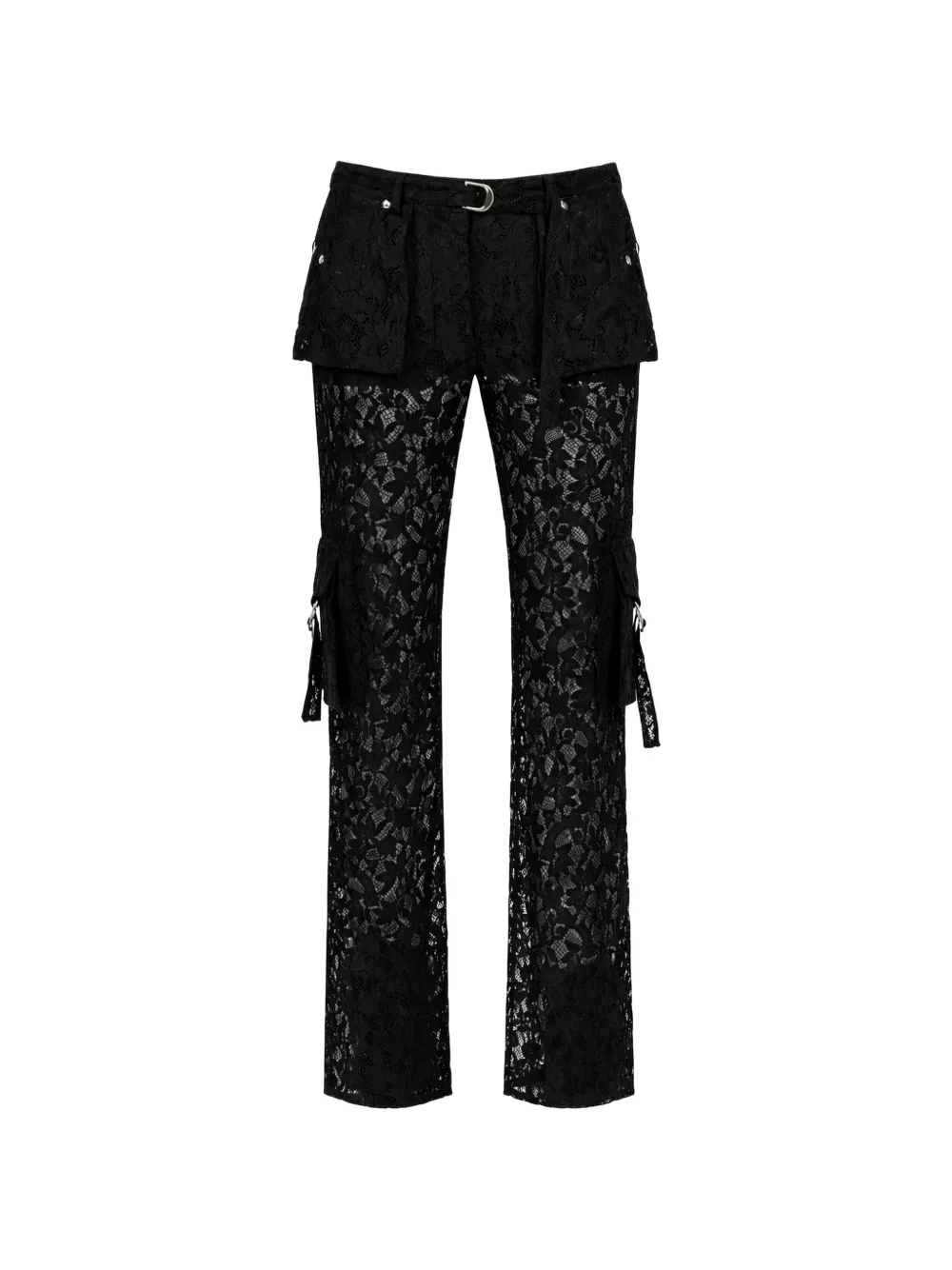 Blumarine lace trousers - Nero