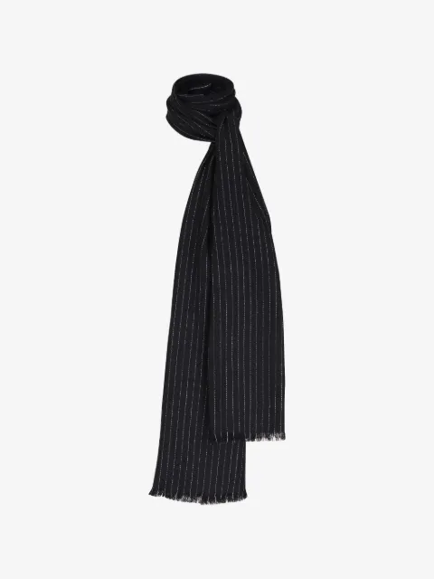Kinross Cashmere 스트라이프 패턴 스카프