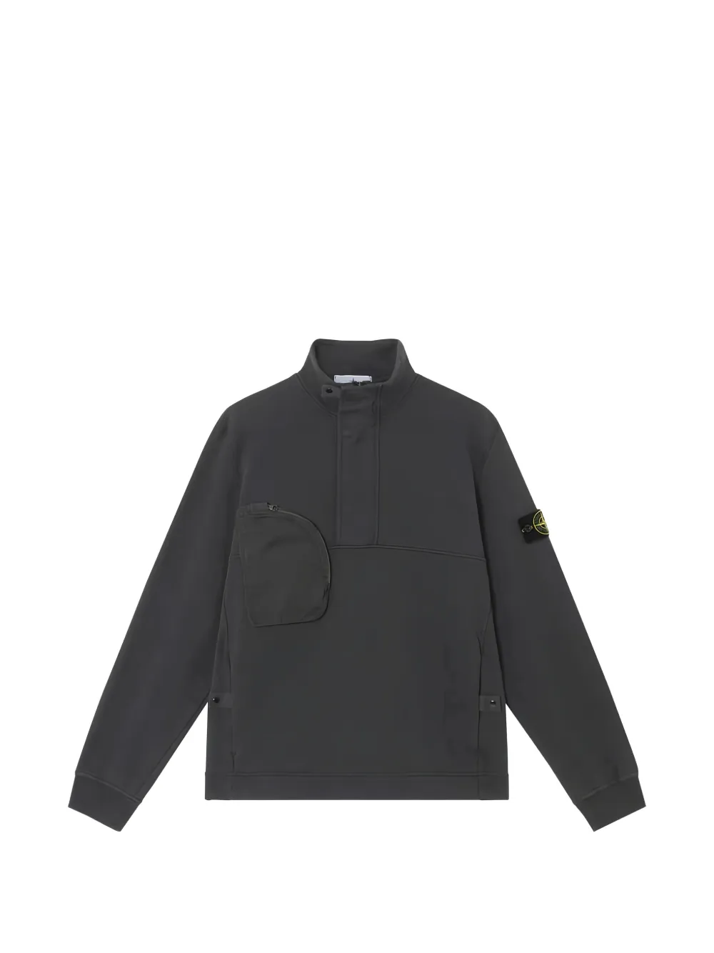 Stone Island chest-pocket sweatshirt - Grigio