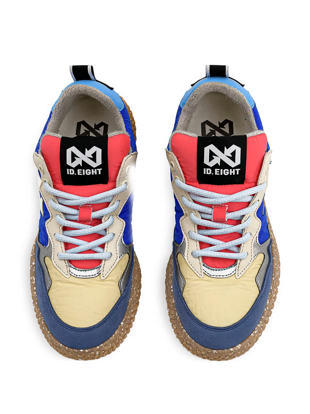 ID.EIGHT Hana sneakers met colourblocking Blauw