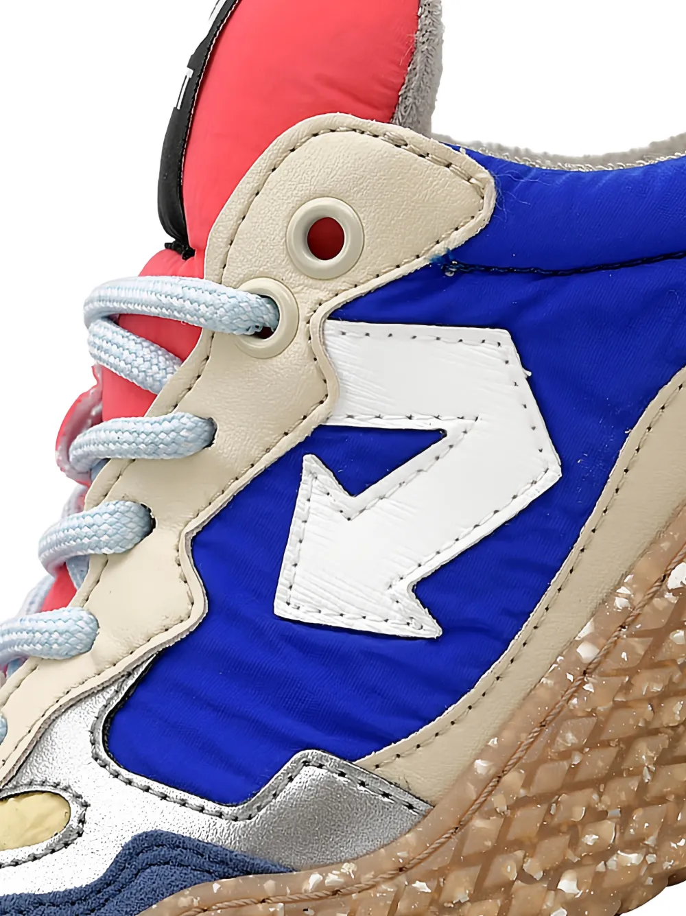 ID.EIGHT Hana sneakers met colourblocking Blauw