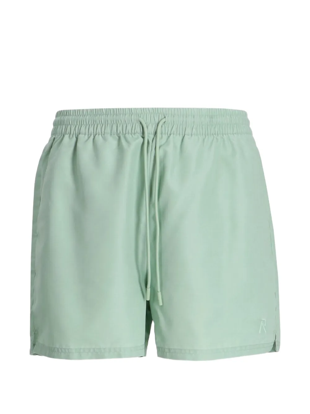 Represent logo-embroidered swim shorts - Verde