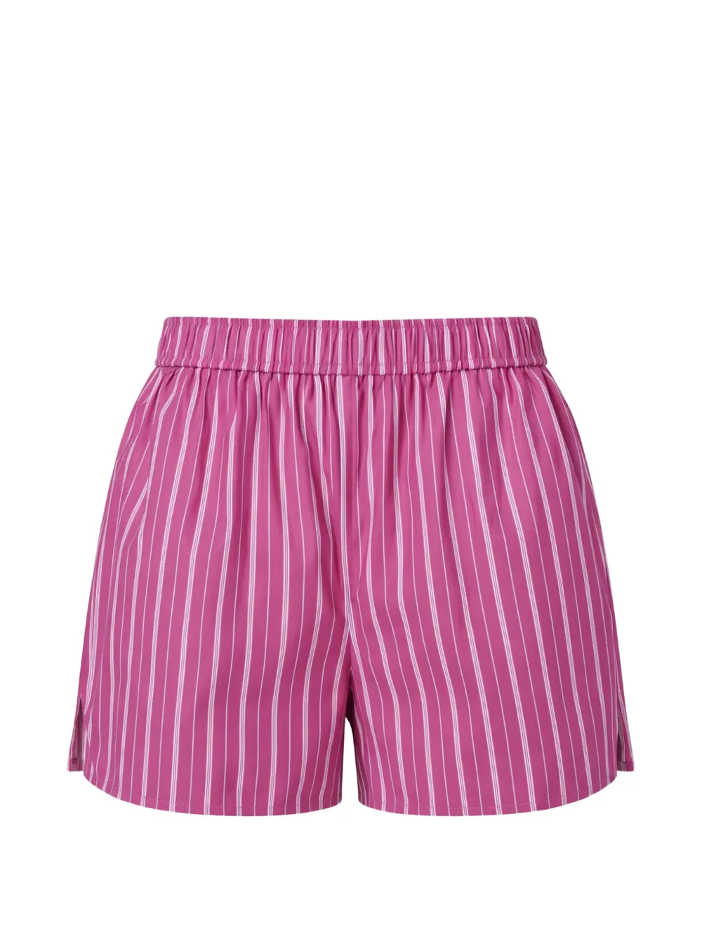 Reformation Miles striped shorts - Rosa