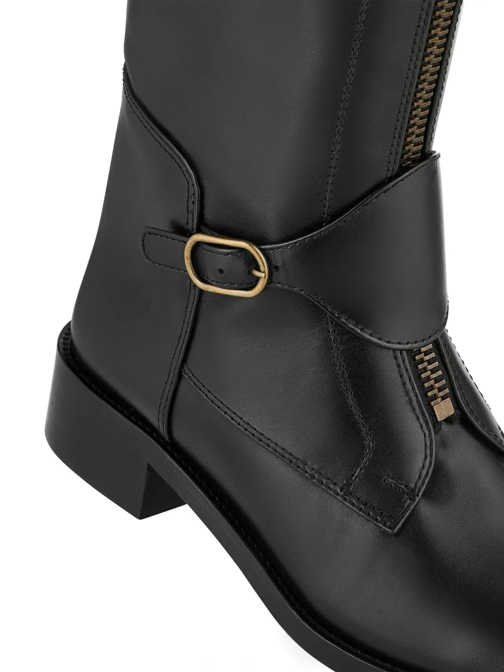 Aquazzura Alex riding boots Zwart