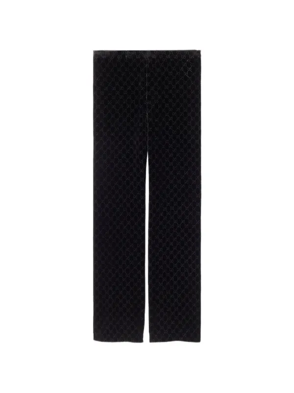 Gucci GGパターン パンツ | ブラック | FARFETCH JP