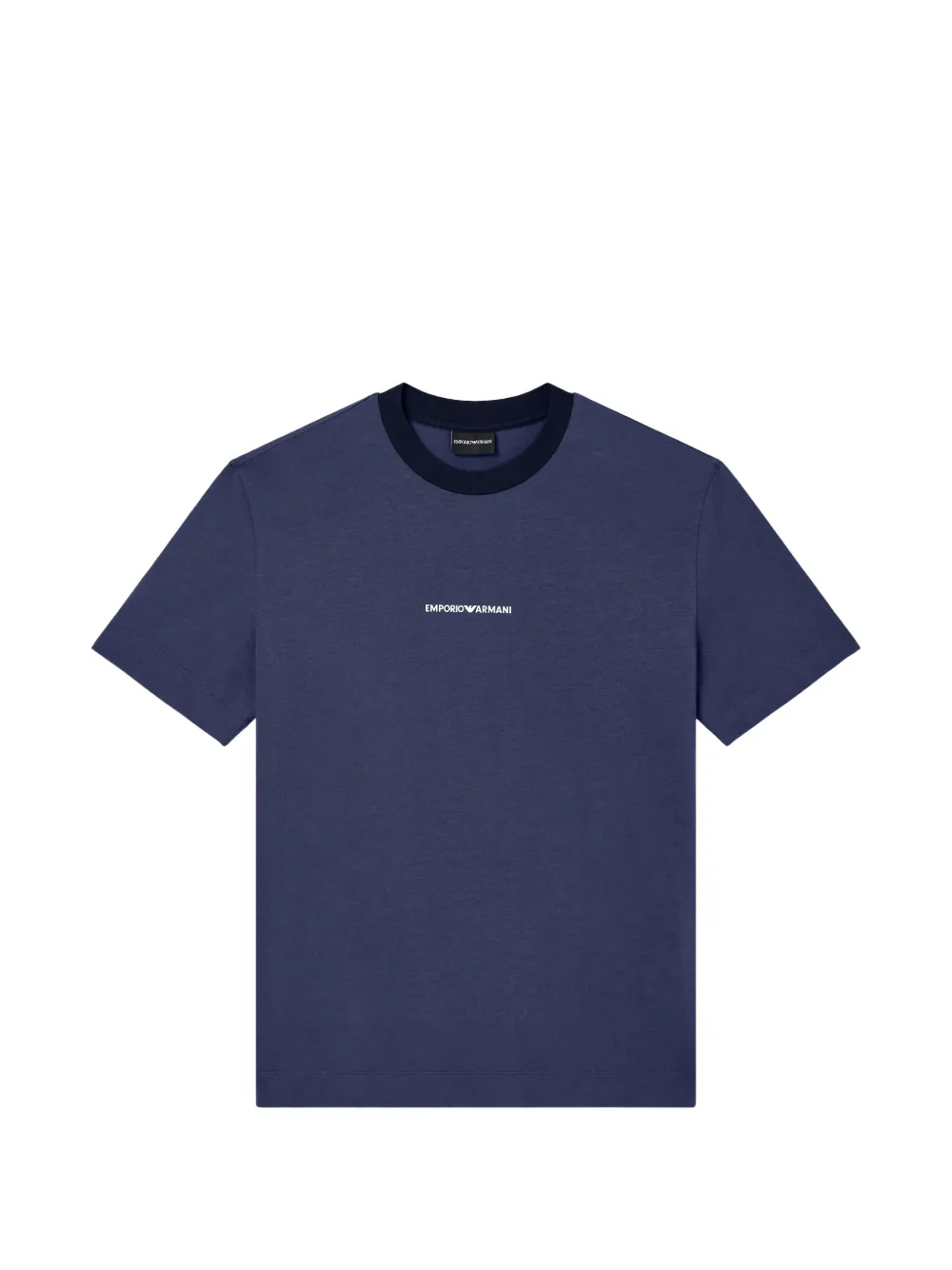 Emporio Armani T-shirt met logodetail Blauw