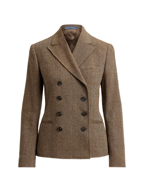 Polo Ralph Lauren herringbone double-breasted blazer