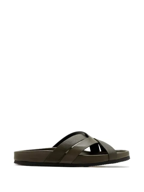 TOM FORD cross strap slides