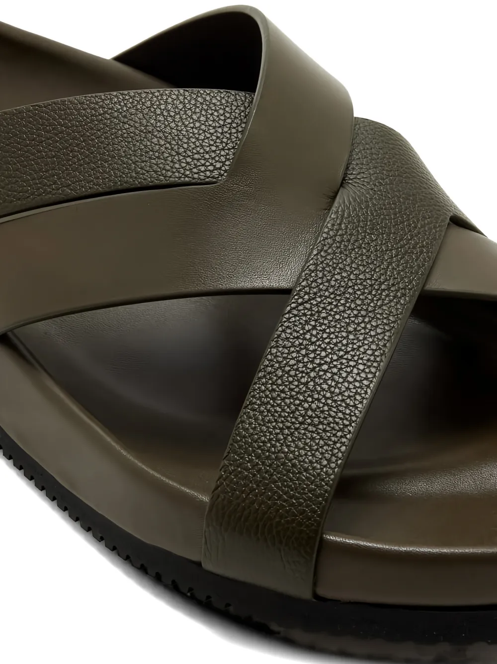 TOM FORD Slippers met kruisbandjes Groen