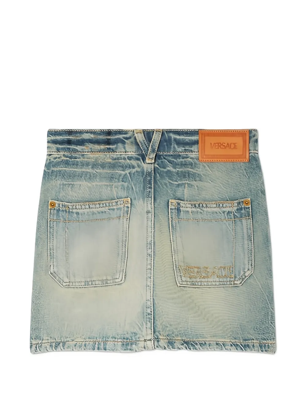 Button-Up Mini Skirt