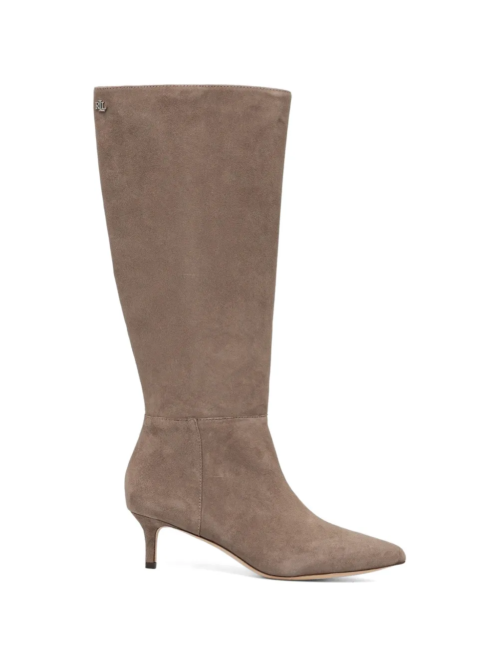 Lauren Ralph Lauren Laarzen met puntige neus en rits Beige