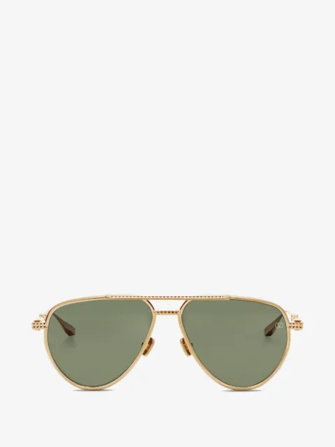 VALENTINO GARAVANI EYEWEAR lentes de sol estilo piloto texturizados