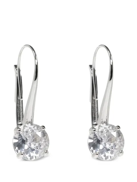 Balenciaga aretes con detalles de cristal