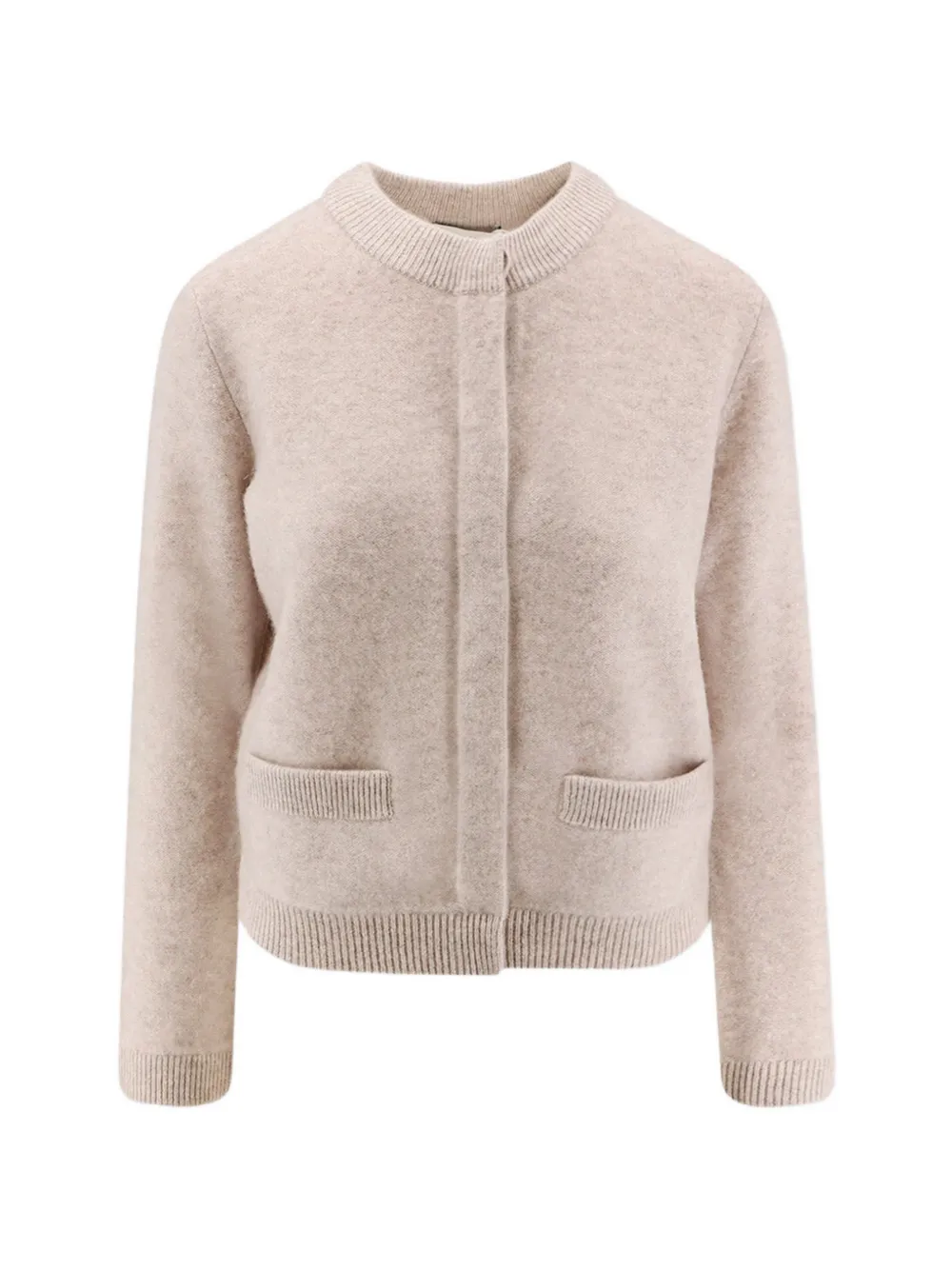 Vince front-pocket cardigan - Nude