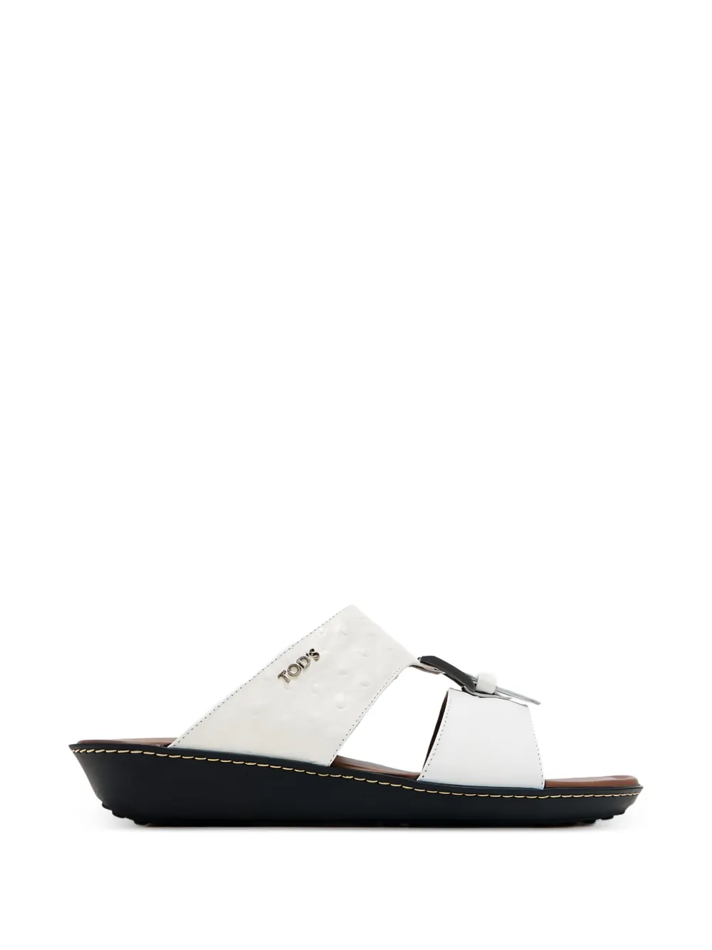 Tod's Arabic buckled sandals - White