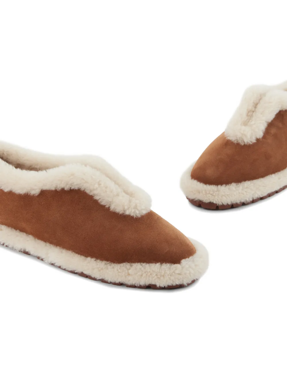 Giorgio Armani Neve slippers Bruin