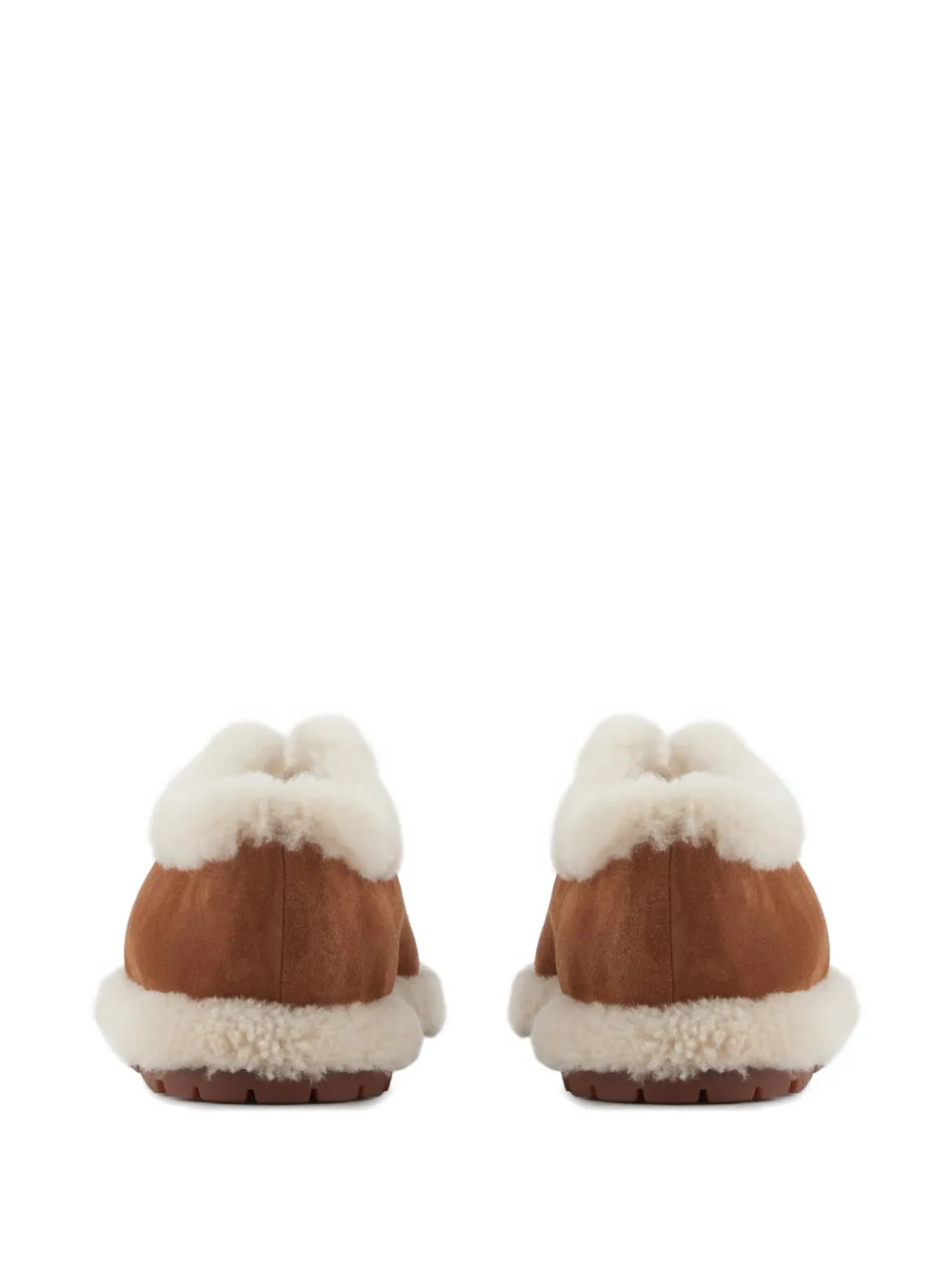 Giorgio Armani Neve slippers Bruin