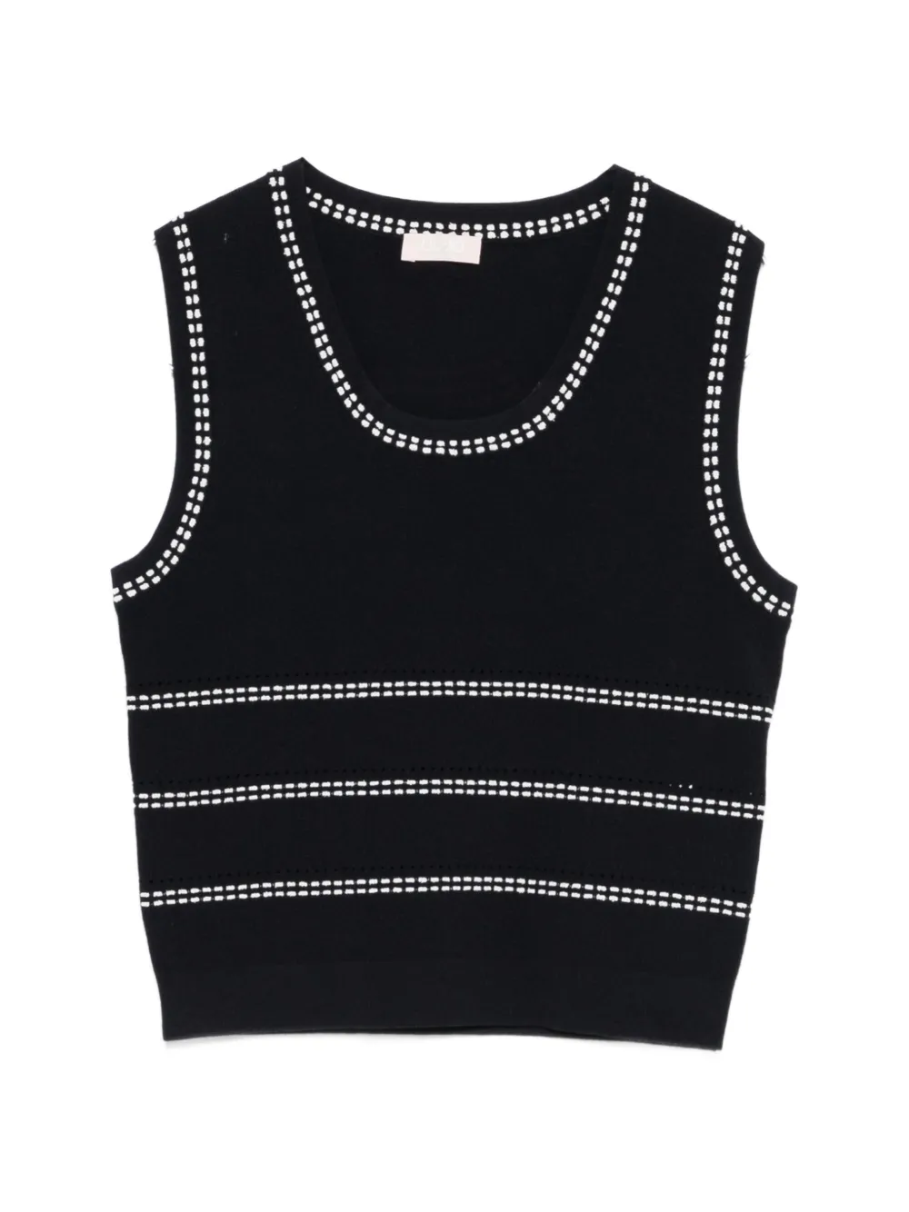 LIU JO striped tank top - Blau