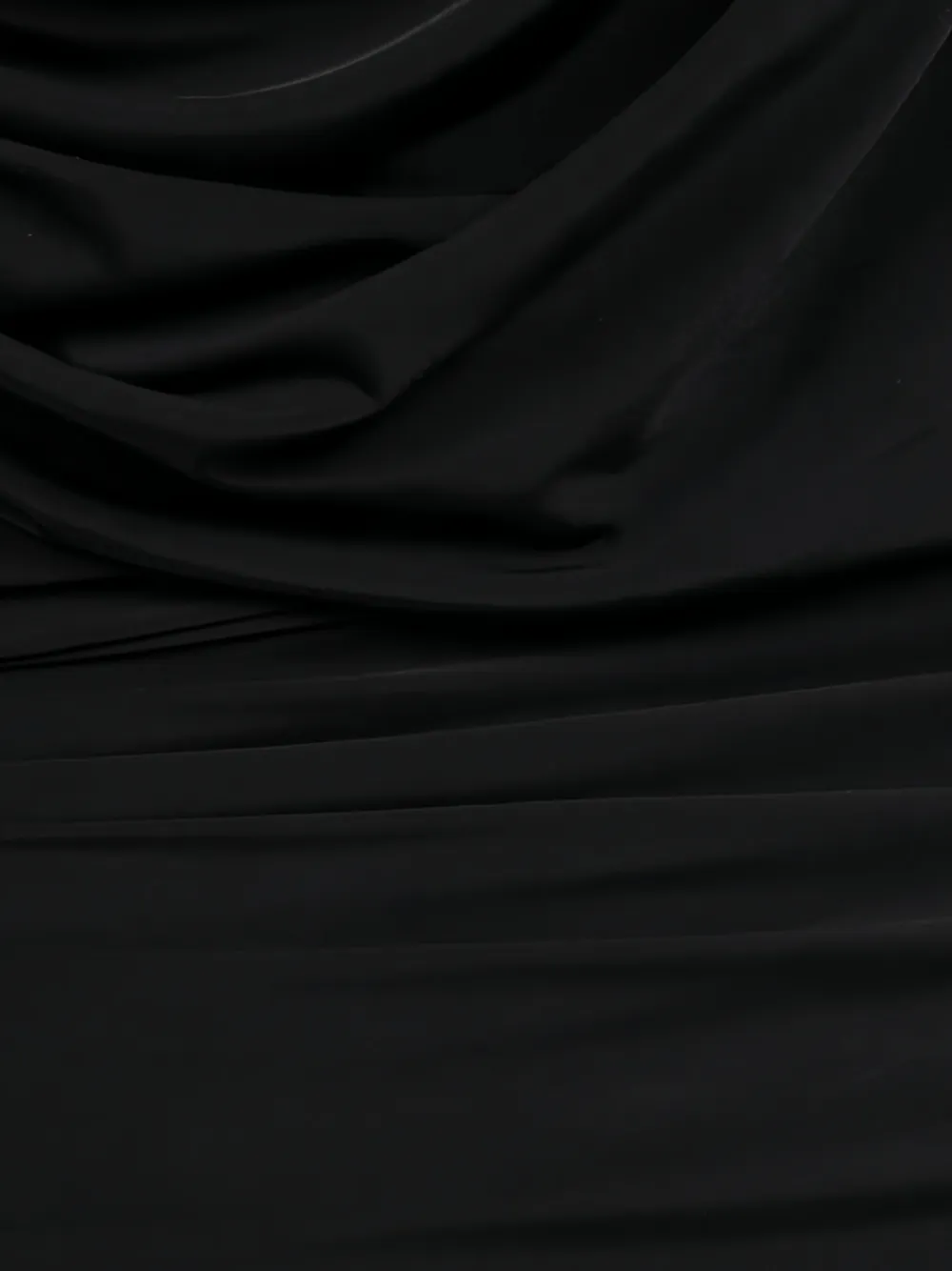 Roberto Cavalli Asymmetrische maxi-jurk Zwart