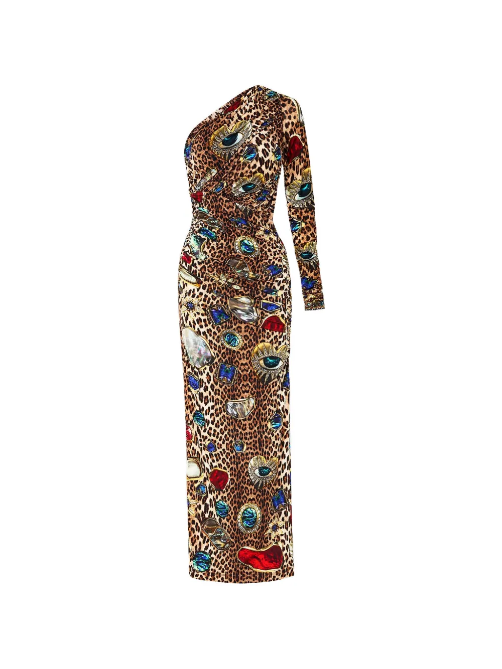 Camilla Asymmetrische jurk Beige