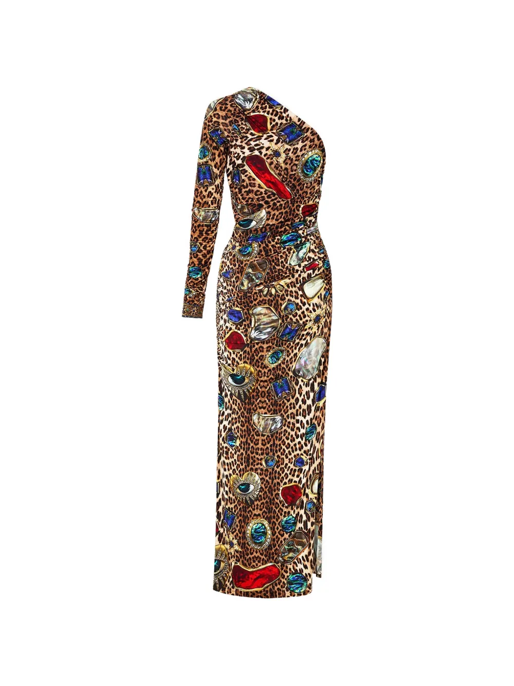 Camilla cut-out one-shoulder maxi dress - Toni neutri