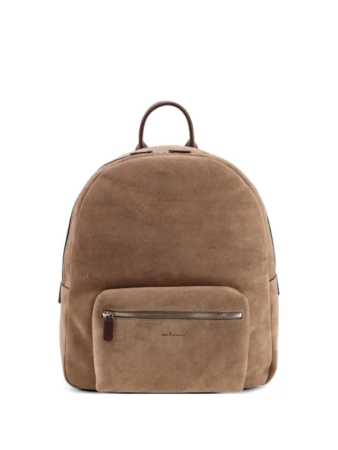Kiton ciro paone leather backpack