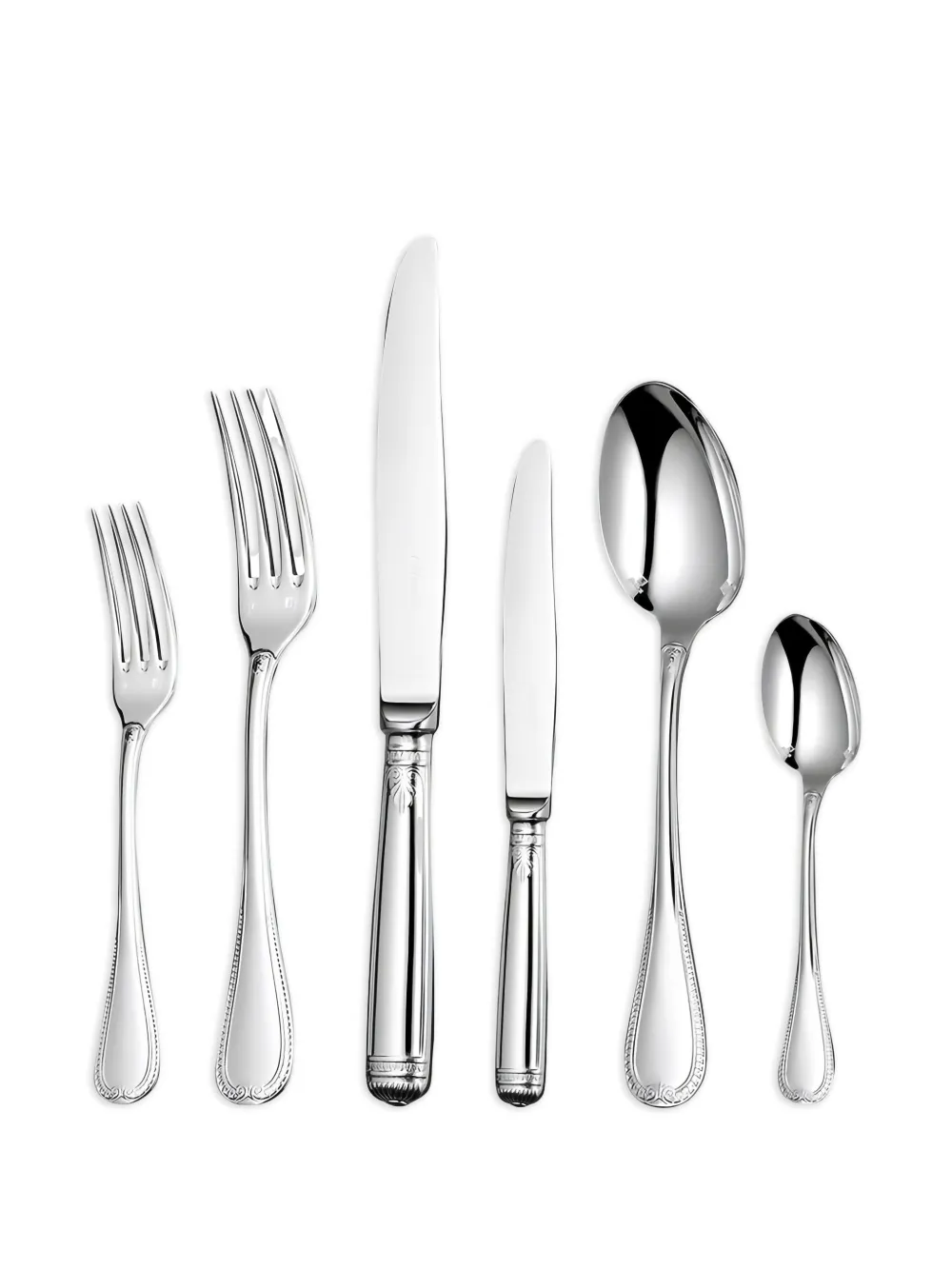 Christofle 75 cutlery set with storage box (twelve-person setting) - Argento