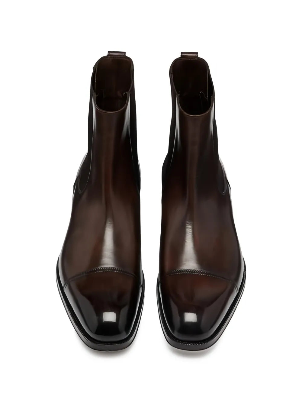 TOM FORD Edgar leren Chelsea laarzen Bruin