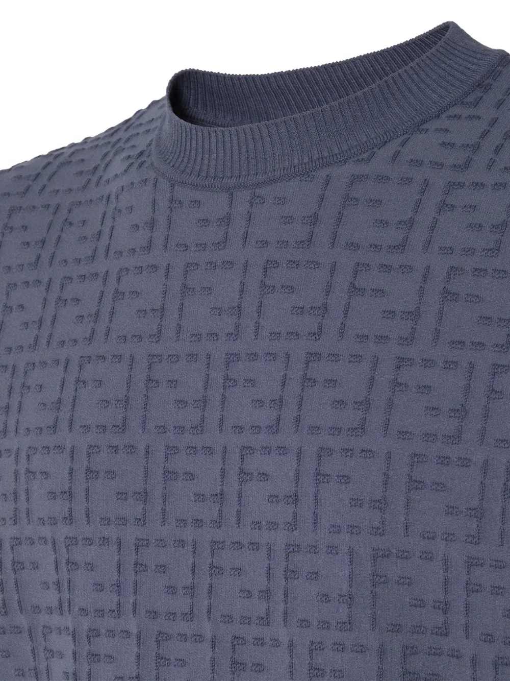 embossed crew-neck T-Shirt