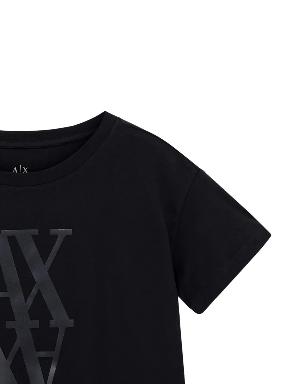 Armani Exchange T-shirt met logoprint Zwart